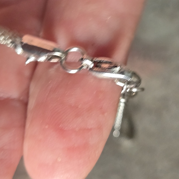 Abalone Pendant Necklace Artsy Artist Made & Yellow Stone Silver Tone Statement - Picture 5 of 15